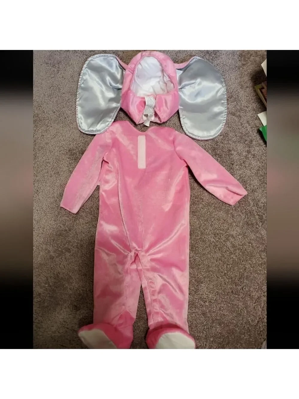 Adorable Pink Elephant Infant Costume 6-12 Months